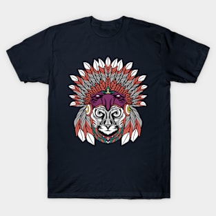 Indian's Cat T-Shirt